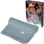 Lionelo Muslin Blanket, Baby-Musselin-Decke, Stone Blue, 1 Stück.