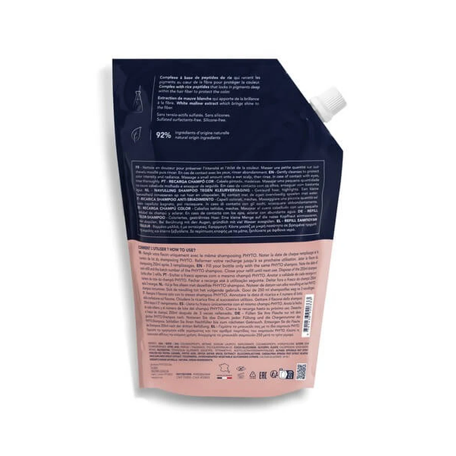 Phyto Color, color protecting shampoo, refill, 750 ml