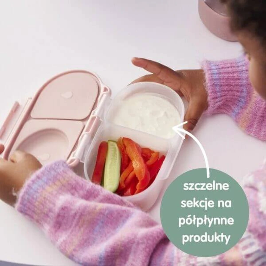 B.box, snackbox, snack container, Lilac Pop, 1 pc.