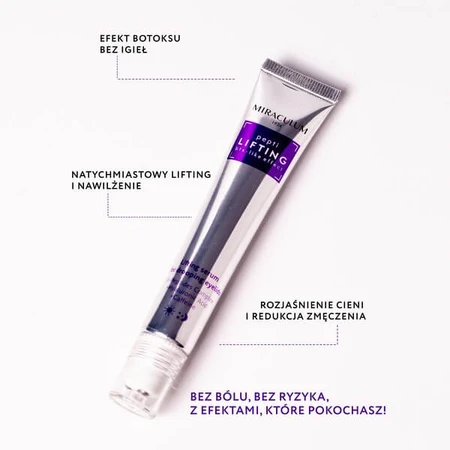 Miraculum Pepti Lifting, suero para párpados caídos, 20 ml