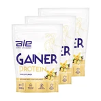 Lot de 3 x ALE Gainer Protein Vanilla Flavor