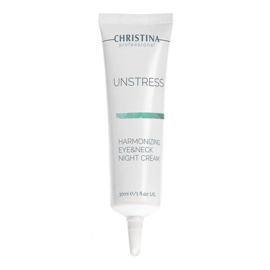 Christina Unstress, night cream for the eye area and neck, 30 ml