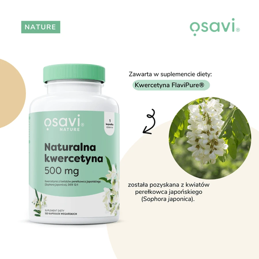 Osavi Natural quercétine 500 mg, gélules, 60 pcs.