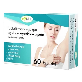 My Life, Tablets to help regulate sweat secretion, tablets, 60 pcs.