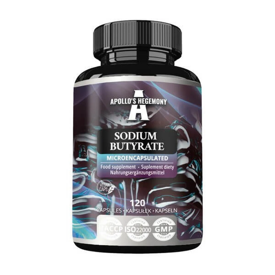 Apollo's Hegemony Butyrate de Sodium, gélules, 120 pcs.