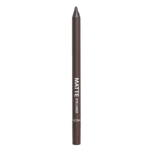 Gosh Matte Eye Liner, matte eyeliner, waterproof, 014 Chocolate Brown, 1.2 g