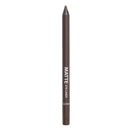 Gosh Matte Eye Liner, matte eyeliner, waterproof, 014 Chocolate Brown, 1.2 g