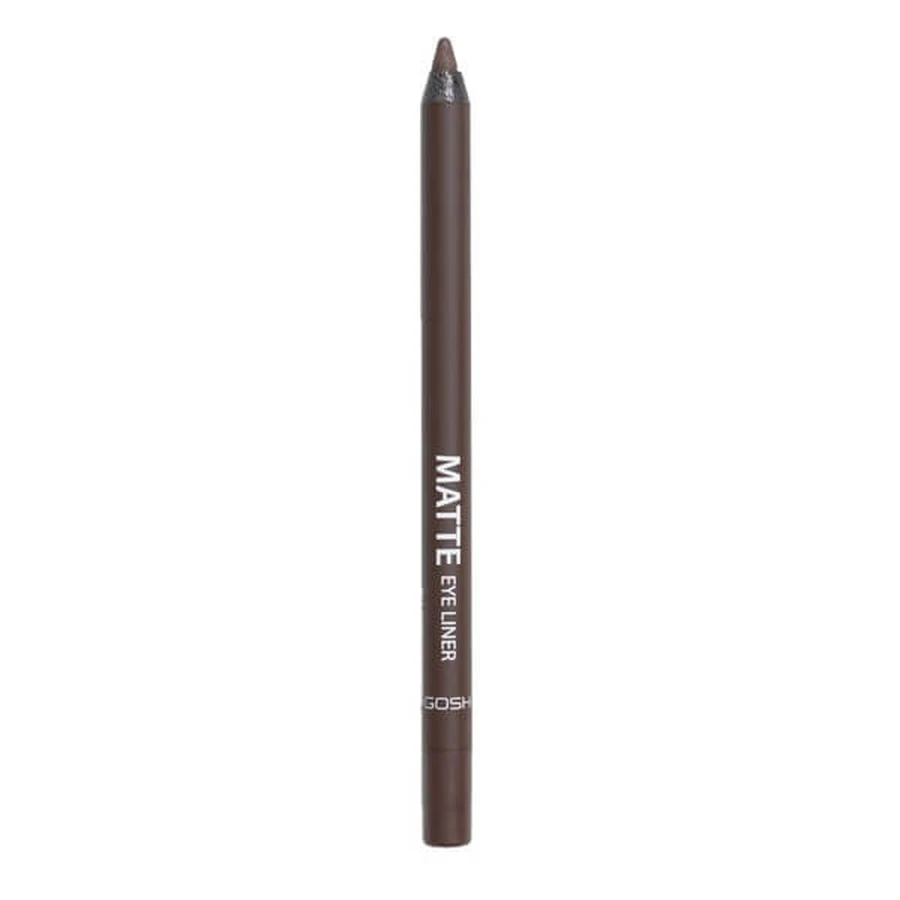 Gosh Matte Eye Liner, matte eyeliner, waterproof, 014 Chocolate Brown, 1.2 g