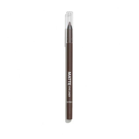 Gosh Matte Eye Liner, matte eyeliner, waterproof, 014 Chocolate Brown, 1.2 g