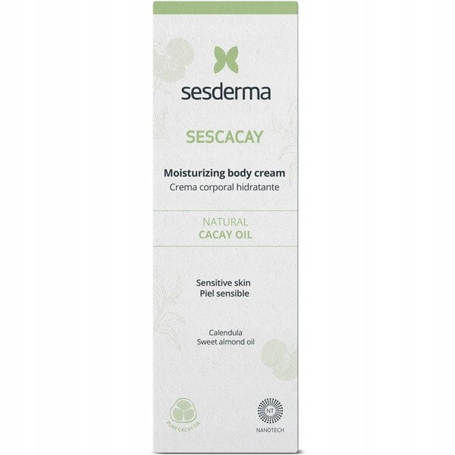 Sesderma Sescacay, body moisturizing cream, 250 ml