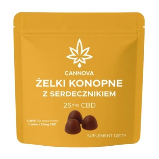 Cannova Hennep Jelly met Cordial, jelly beans, 3 stuks.