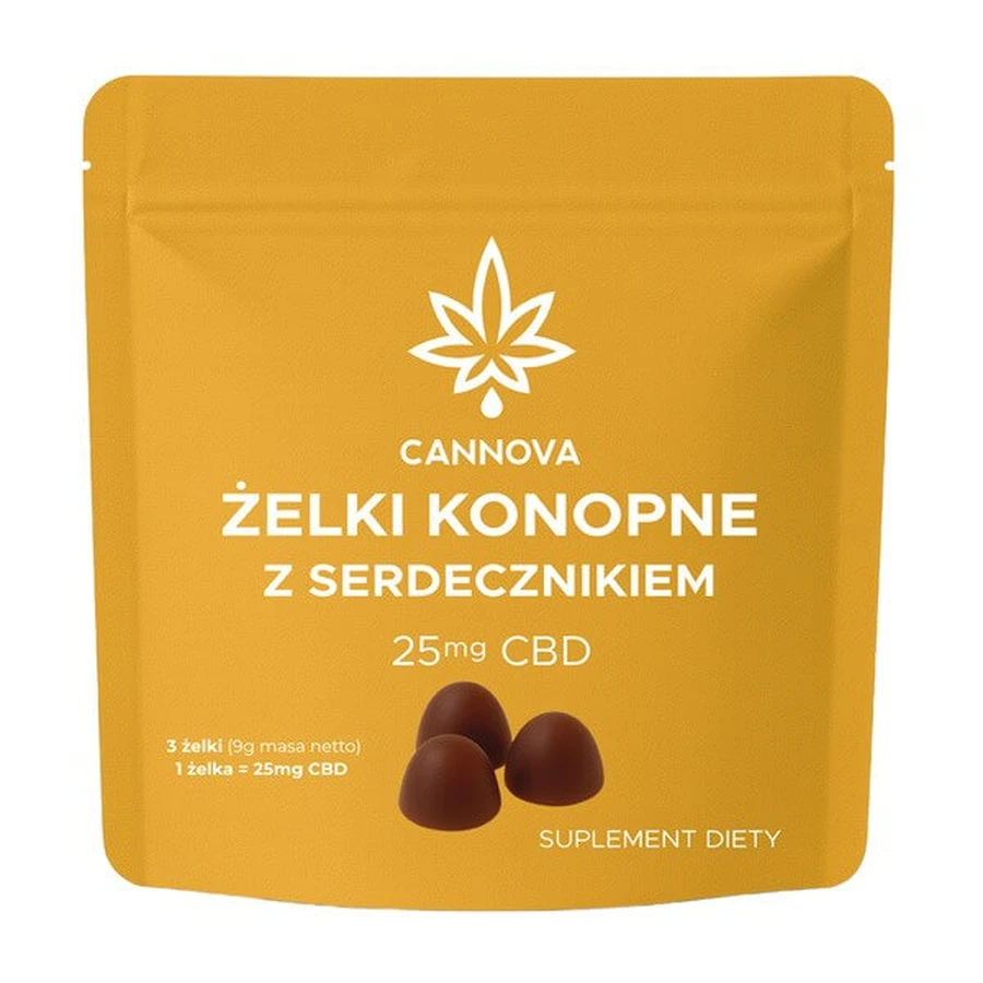 Cannova Hennep Jelly met Cordial, jelly beans, 3 stuks.