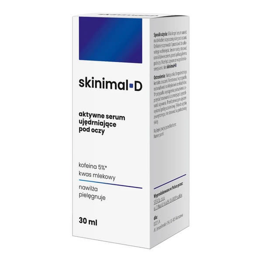 Skinimal D, active firming serum under eyes, 30 ml