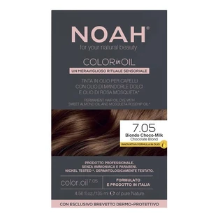NOAH Color in Oil, tinte para el cabello, 7.05 Rubio chocolate, 135 ml