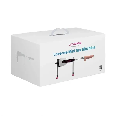 Lovense Mini Sex Machine White, app-controlled machine, 1 pc.
