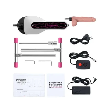 Lovense Mini Sex Machine White, app-controlled machine, 1 pc.
