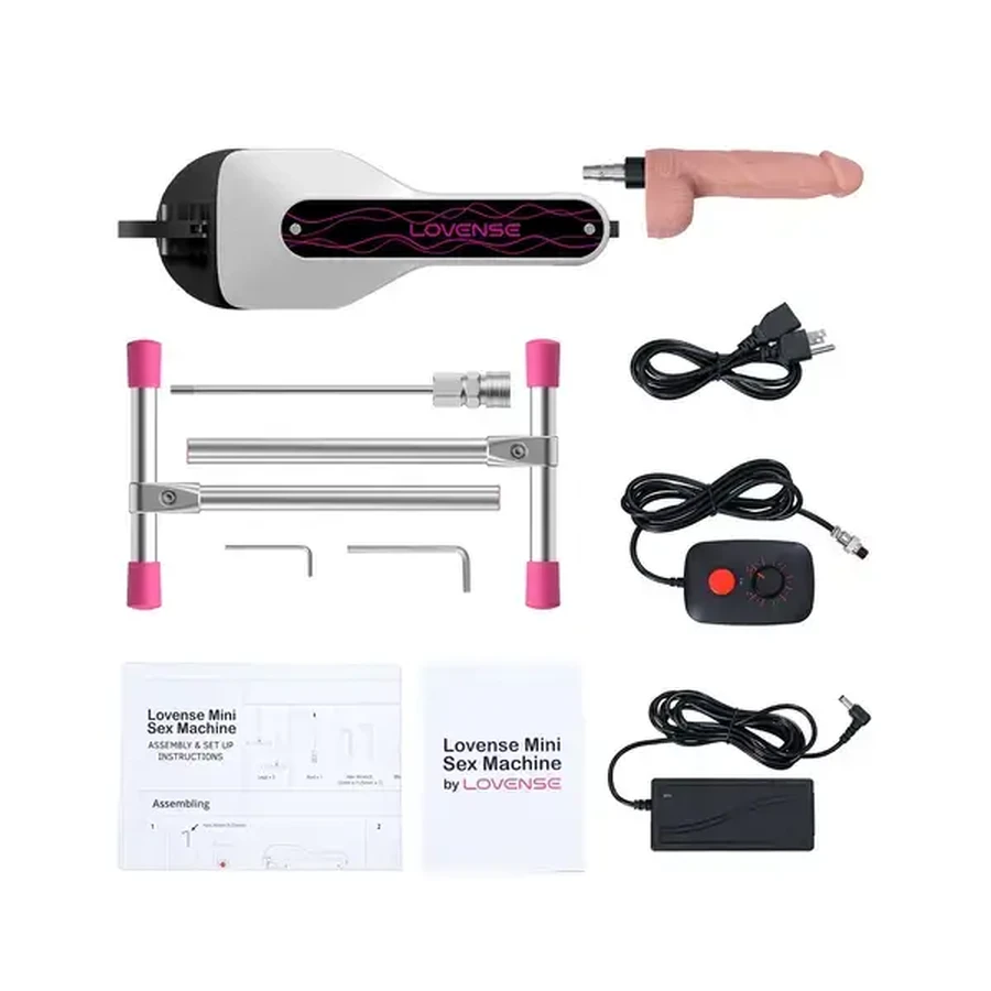 Lovense Mini Sex Machine White, app-controlled machine, 1 pc.