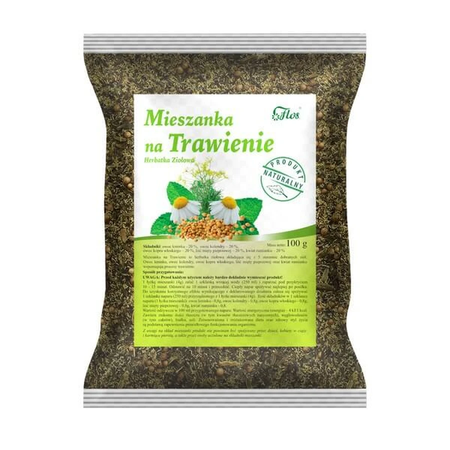 Flos, Mischung für die Verdauung, Kräutertee, 100 g