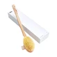 Hhuumm, dry body massage brush, tampico fiber No.2 stick version, 1 piece.