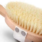 Hhuumm, dry body massage brush, tampico fiber No.2 stick version, 1 piece.