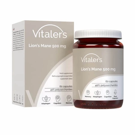 Vitalers Crinière de lion, gélules, 60 pcs.