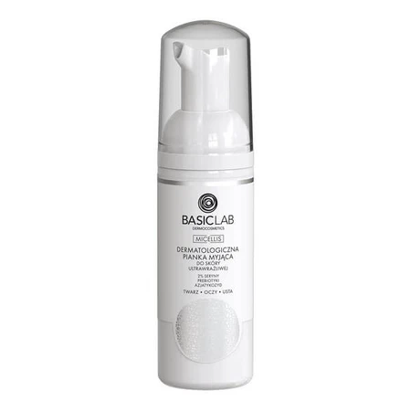 BasicLab Micellis, dermatologischer Reinigungsschaum für ultra-empfindliche Haut, 50 ml