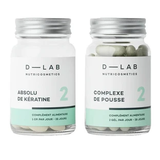 D-LAB Nutricosmetics Nutrition Capillaire, tablets + capsules, 84 pcs. + 168 pcs.