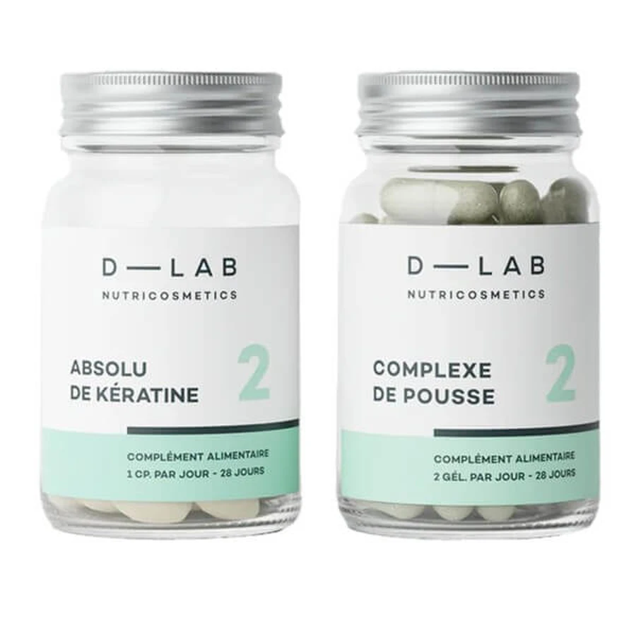 D-LAB Nutricosmetics Nutrition Capillaire, tablets + capsules, 84 pcs. + 168 pcs.