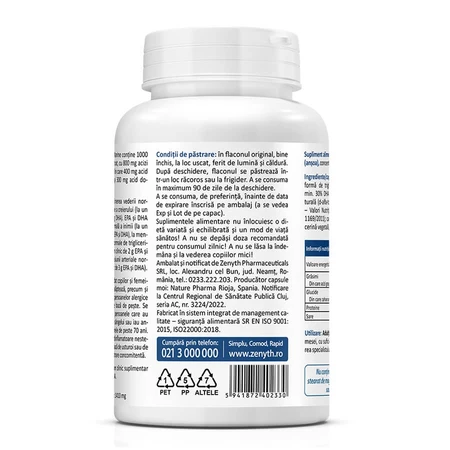 Omega 3 Marine, 60 Kapseln, Zenyth