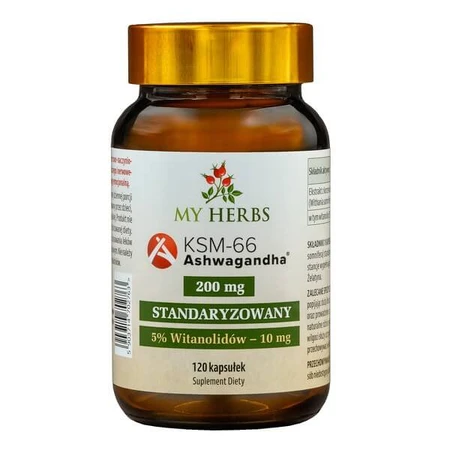 My Herbs Ashwagandha KSM-66, gélules, 120 pcs.