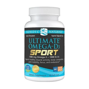 Ultimate Omega-D3 Sport, gélules, 60 pcs.