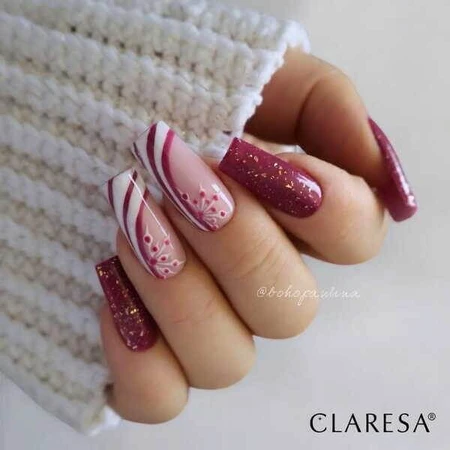 Claresa Top No Wipe Crazy Quartz, tapa híbrida, 5 g