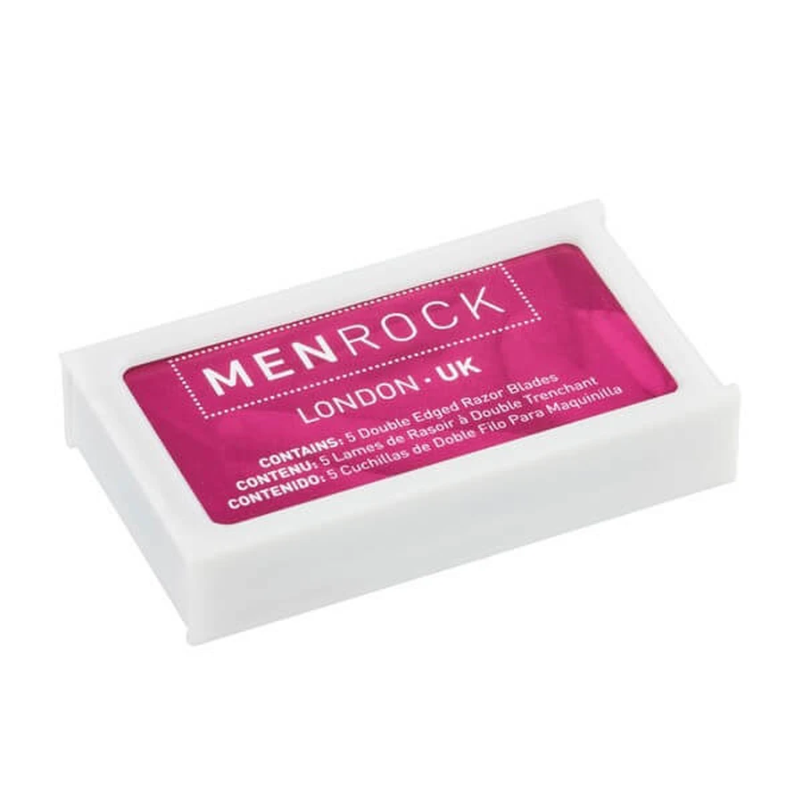 Men Rock Double Edged Razor Blades, double edged razor blades, 5 pcs.