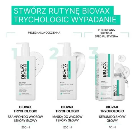 Biovax Trychologic Prolapse Kit, shampoo, 200 ml + hair and scalp mask, 200 ml
