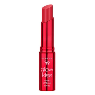 Golden Rose Glow Kiss baume à lèvres teinté, baume à lèvres colorant, 02 Fraise, 3 g