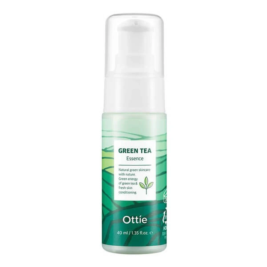 Ottie Green Tea Essence, moisturizing facial essence with green tea, 40 ml