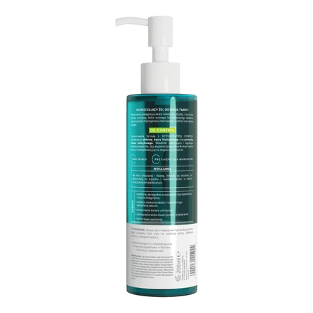 Oillan Oil Control, face wash gel against imperfections, 200 ml