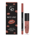 Golden Rose Matte Lipkit, Lippenschminkset, Zobel, 7,6 g
