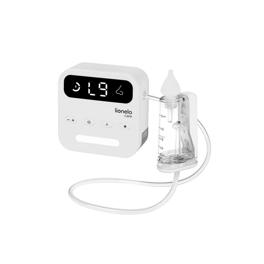 Lionelo BabyAir Flow, aspirador nasal eléctrico con luz, 1 ud.