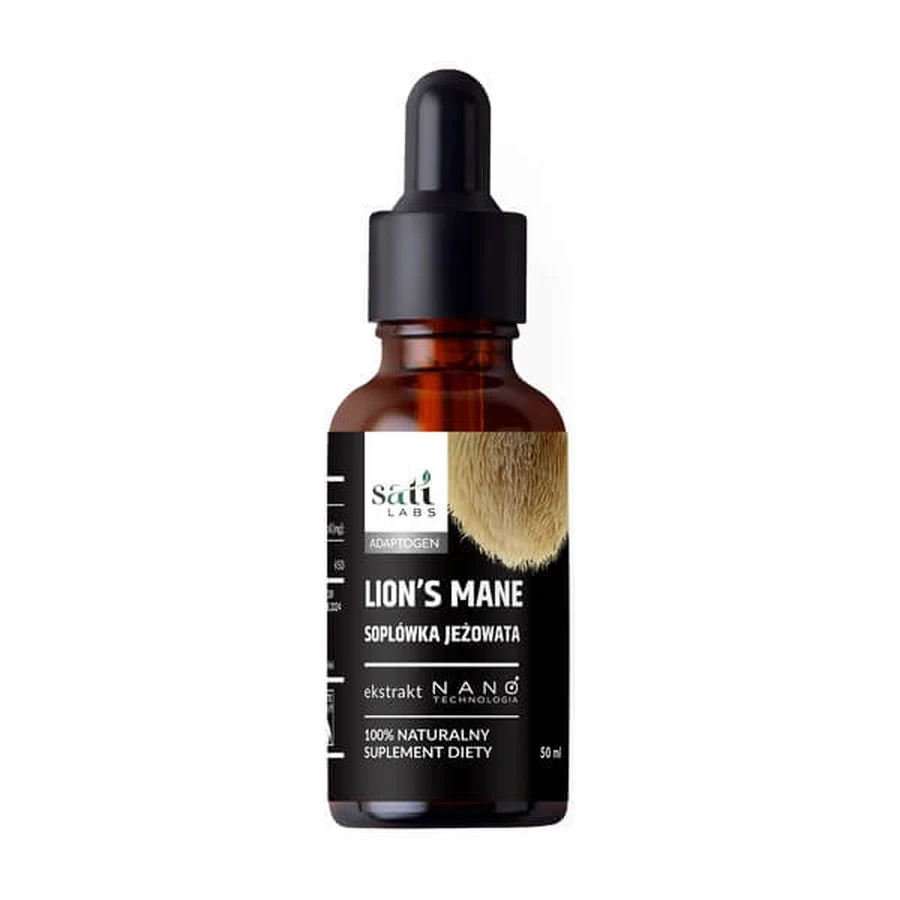 Sati Labs Adaptogeen, Leeuw's Manen, druppels, 50 ml