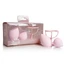Make-up sponge set with pink holder, 2 pieces, Pokhara
