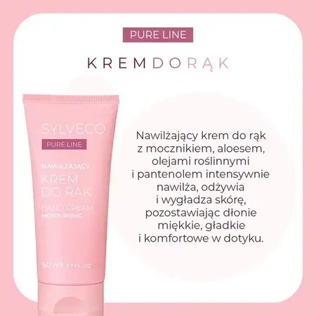 Sylveco Pure Line, handcrème, hydraterend, 50 ml