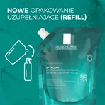 La Roche-Posay Effaclar, gel limpiador micro-peeling para rostro y cuerpo, recambio, 400 ml