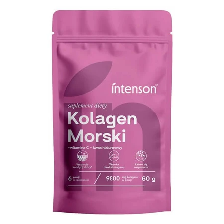 Intenson Marine collageen + Vitamine C + hyaluronzuur, poeder, 60 g