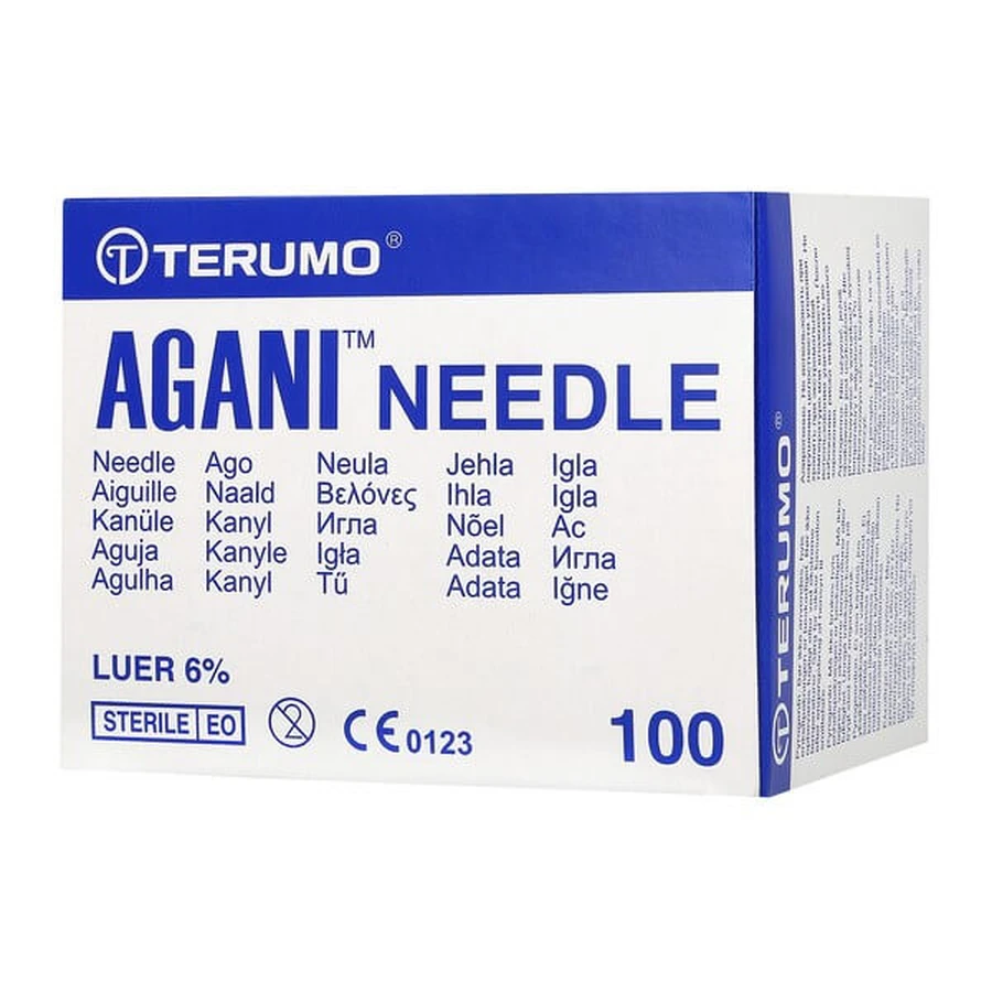 Terumo Agani, aiguille 0.45 mm x 23 mm, 100 pcs.