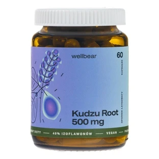 Wellbear Kudzu 500 mg, Kapseln, 60 Stück.