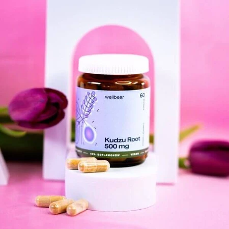 Wellbear Kudzu 500 mg, Kapseln, 60 Stück.