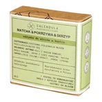 Calendula Modern Self Care, Haarspülung in Bar, Matcha &amp; Brennnessel &amp; Schachtelhalm, 60 g