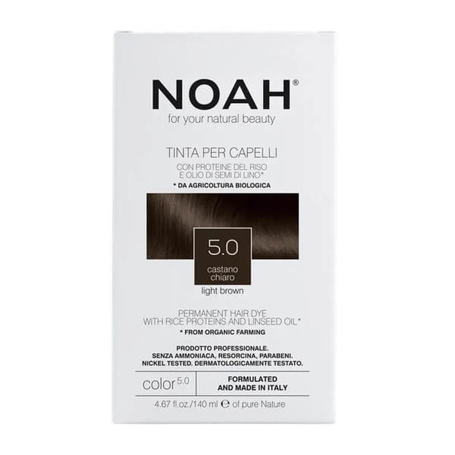 NOAH, teinture pour cheveux, 5.0 Light Brown, 140 ml