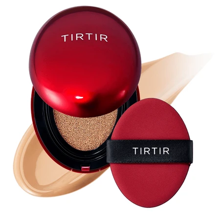 Tirtir, Mask Fit Red Cushion Mini, face primer, 27C Cool Beige, 4.5 g